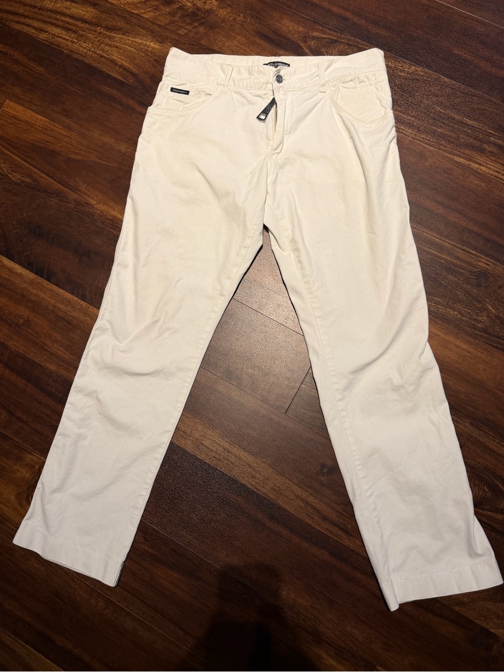 Dolce & Gabbana white Straight-Leg Men's Jeans